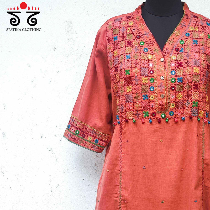 Lambani Hand Embroidered Kurta