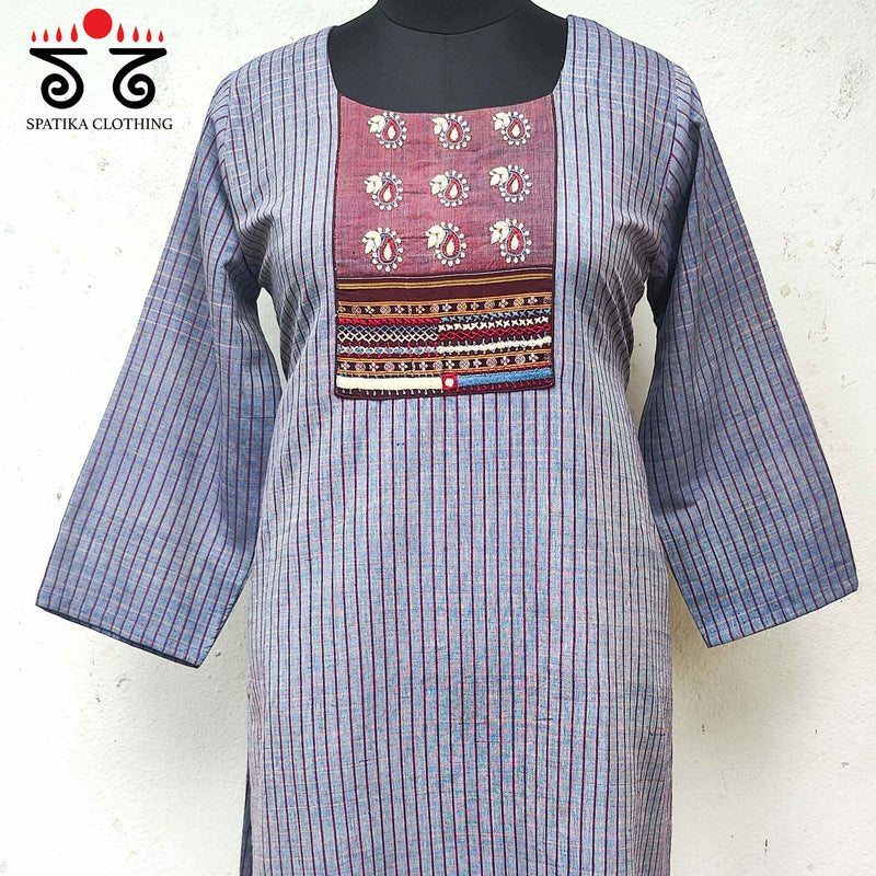 Handcrafted Keri Yoke Kurta