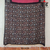 Ajrak - Bandhani on Mulmul Cotton Saree