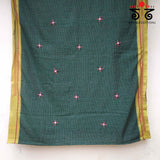 Lambani Handembroidery on Patteda Anchu Saree