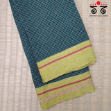 Lambani Handembroidery on Patteda Anchu Saree