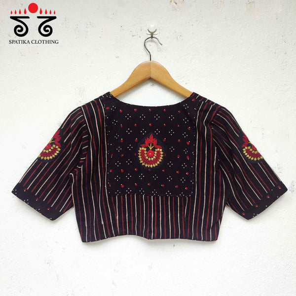 The Inlay & Yoke Handembroidered Blouse