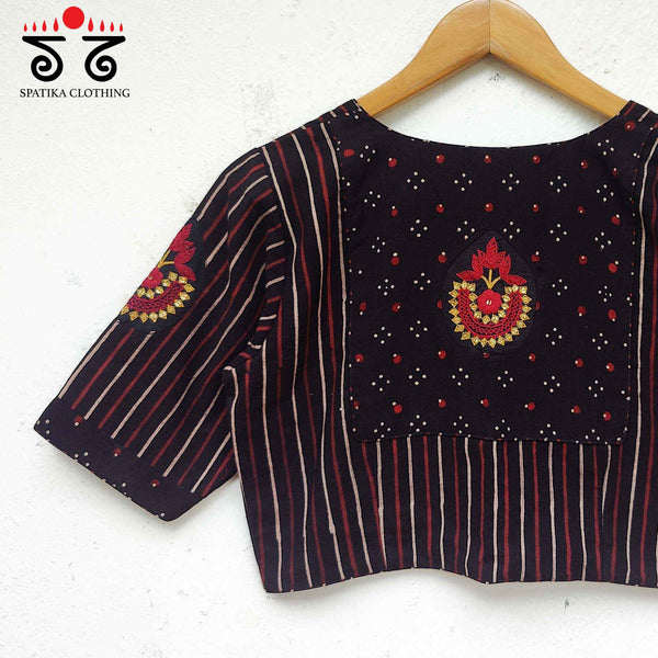 The Inlay & Yoke Handembroidered Blouse