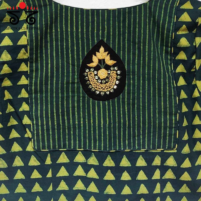 The Inlay & Yoke Handembroidered Blouse