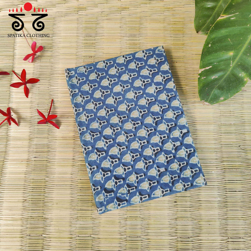 Hand Bound Ajrak Notebook-Medium