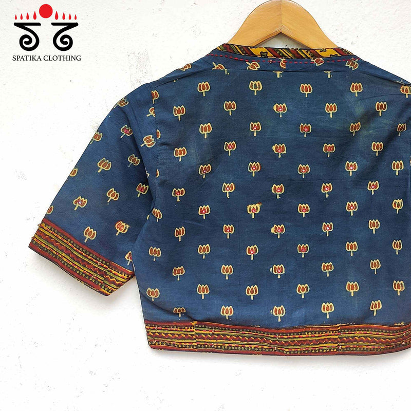 Lotus Ajrak Blouse