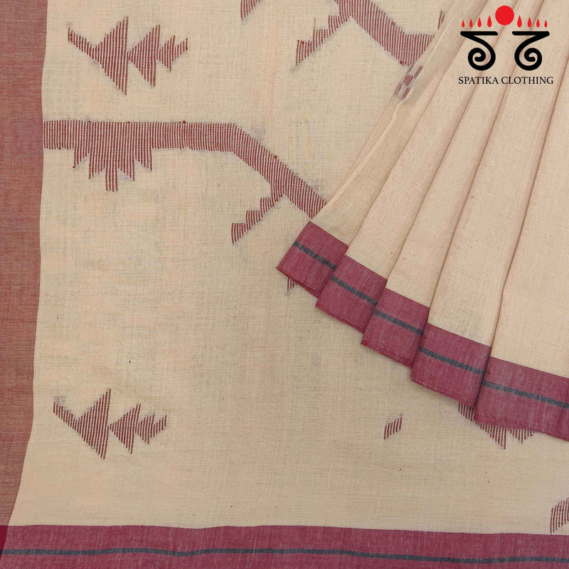 Jamdhani on Bengal Cotton Saree