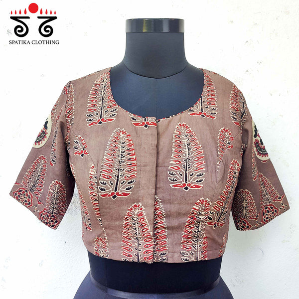 Ajrak Inlay Blouse New!