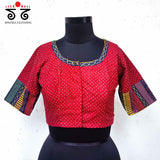 The Ajrak Lambani Patchwork Blouse - New