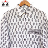 Hand Block-Printed Men's Shirt - NEW!