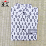 Hand Block-Printed Men's Shirt - NEW!