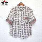 Hand Block-printed Men's Shirt - New!