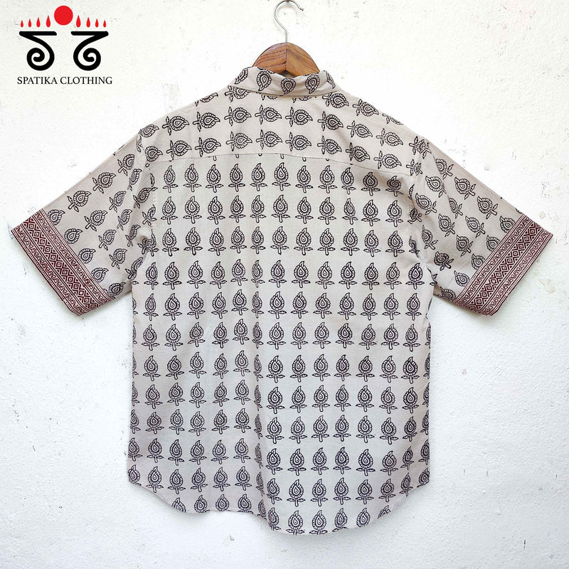 Hand Block-printed Men's Shirt - New!