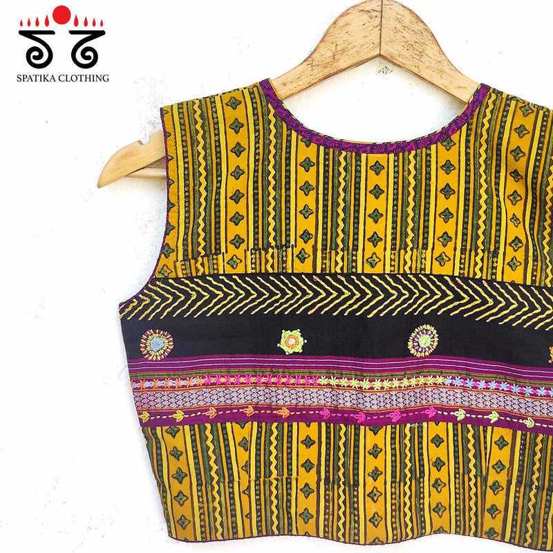 Ajrak Lambani Blouse - Sleeveless!