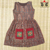 Handcrafted kids frock New!