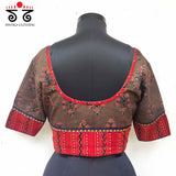 Simple Ajrak Blouse