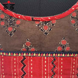 Simple Ajrak Blouse