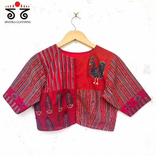 Ajrak Collage Blouse - New!