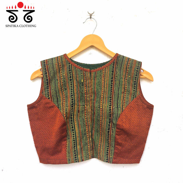 Ajrak Lambani Blouse - Sleeveless!