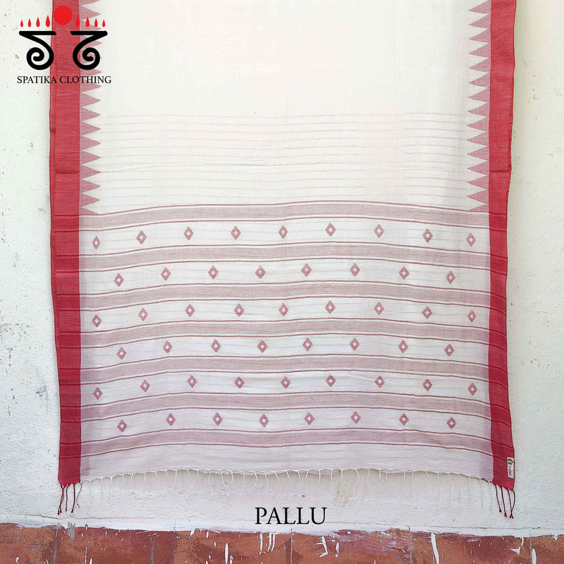 Jamdhani - Handwoven Cotton Saree - New!