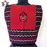 Ajrak Hand embroidered Blouse - Sleeveless!