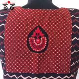 Ajrak Hand embroidered Blouse - Sleeveless!