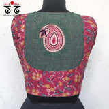 Bagru Inlay Blouse - Sleeveless!