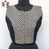 Bagru kolam Blouse - Sleeveless!