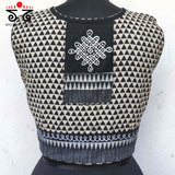 Bagru kolam Blouse - Sleeveless!