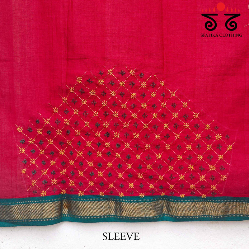 Banjara Hand Embroidered Blouse Fabric