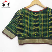 Green Kashi - The Festive Lambani Blouse