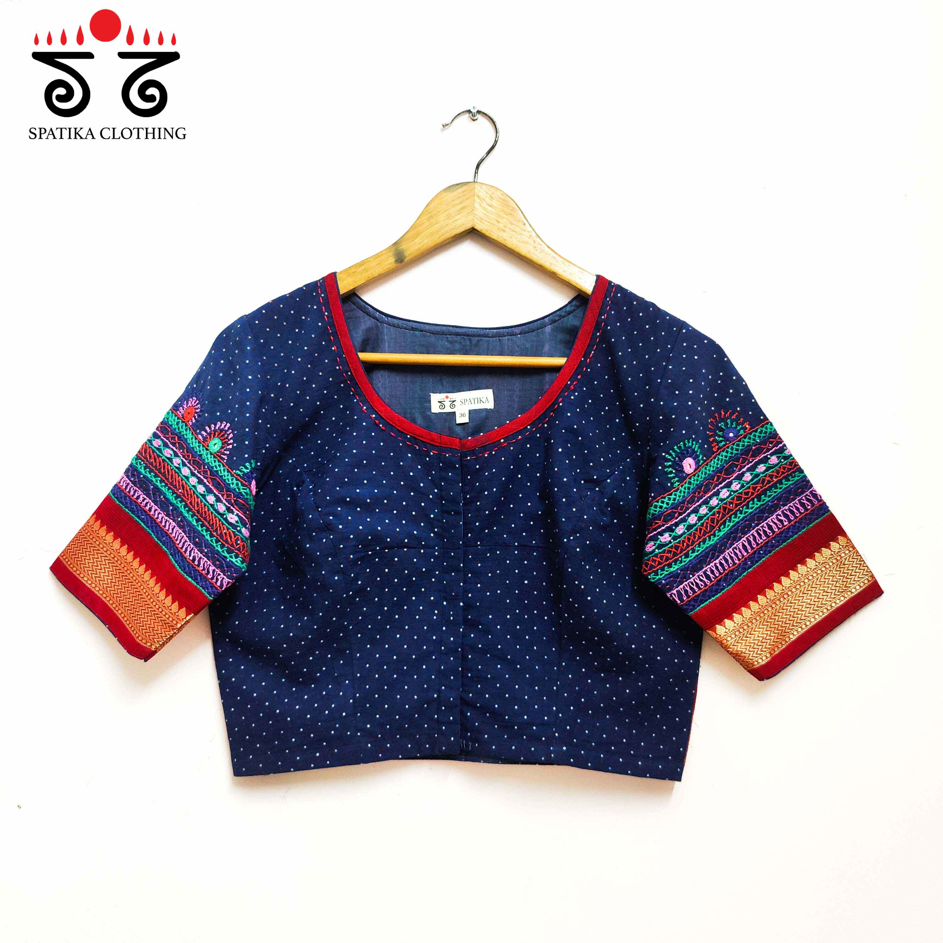 Blue Kashi - The Festive Lambani Blouse