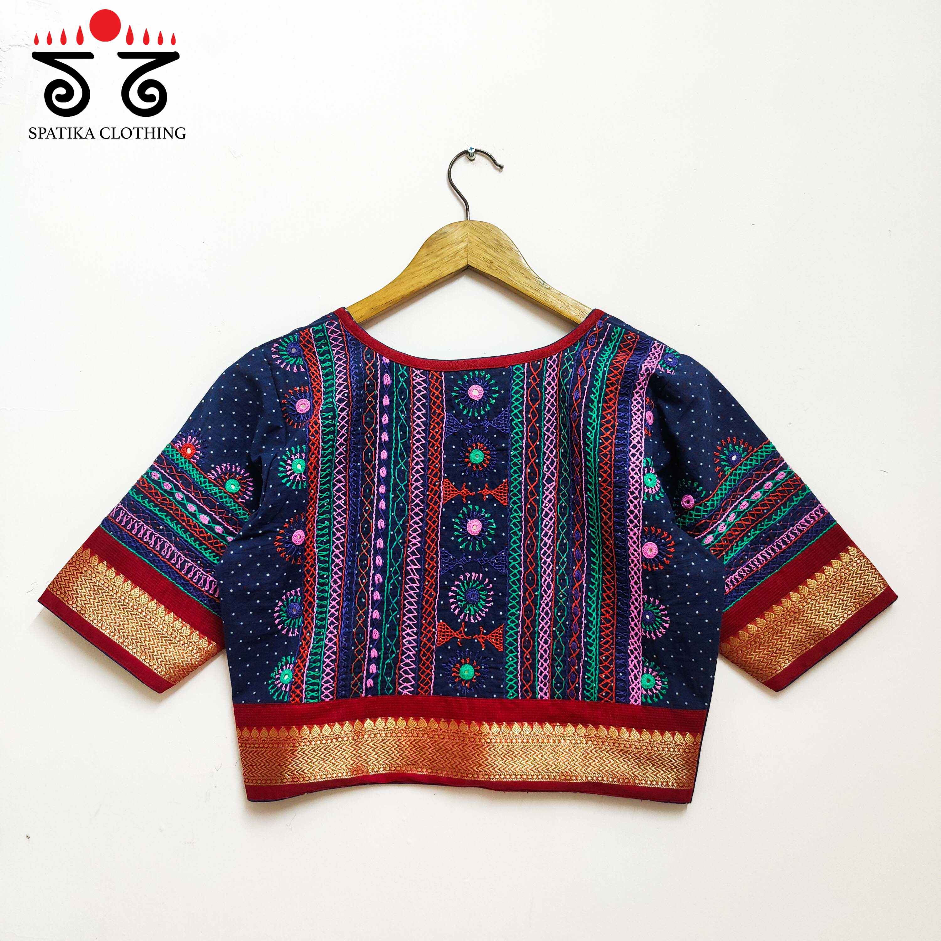 Blue Kashi - The Festive Lambani Blouse