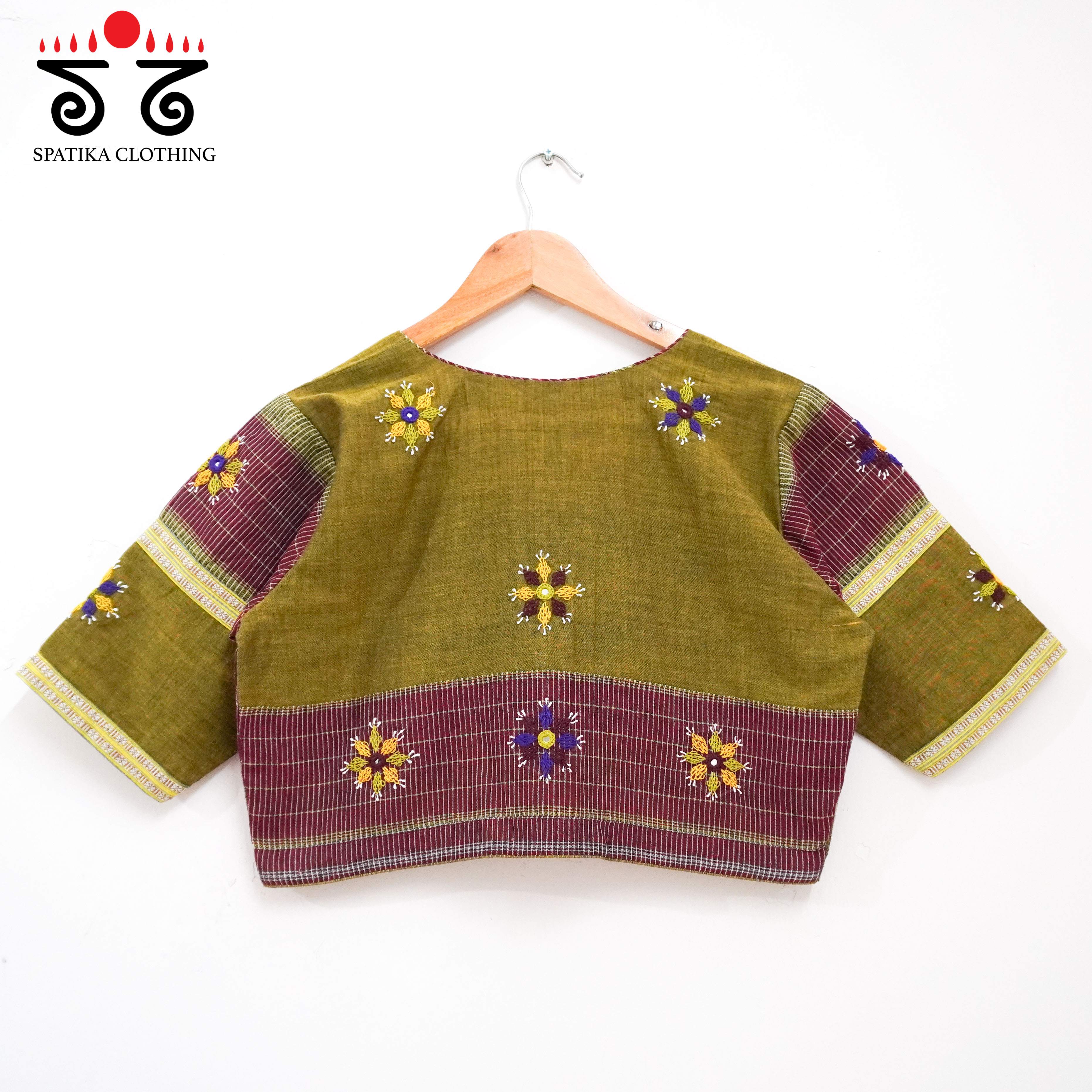 Red Deepa - Handcrafted Blouse