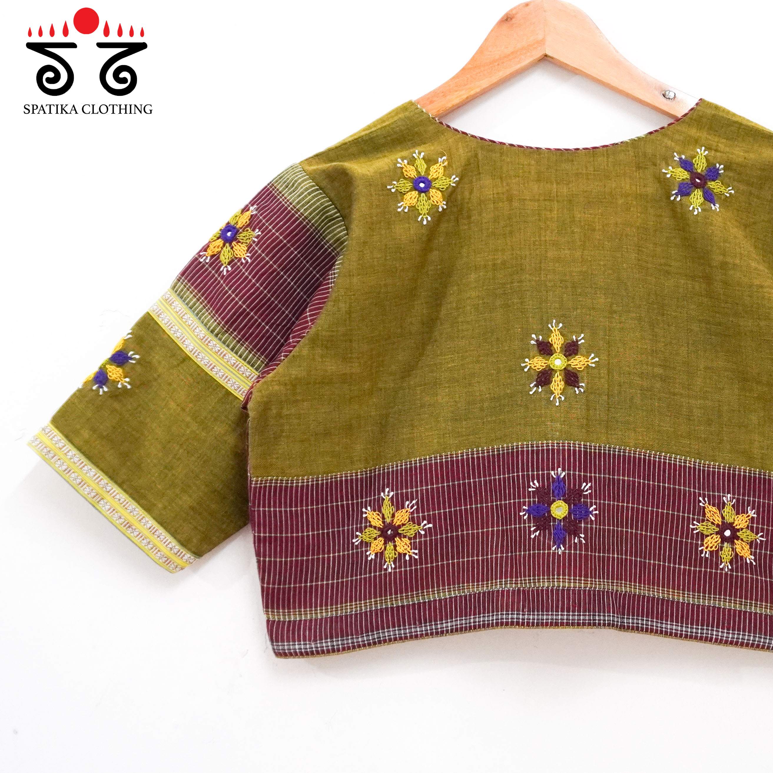 Red Deepa - Handcrafted Blouse