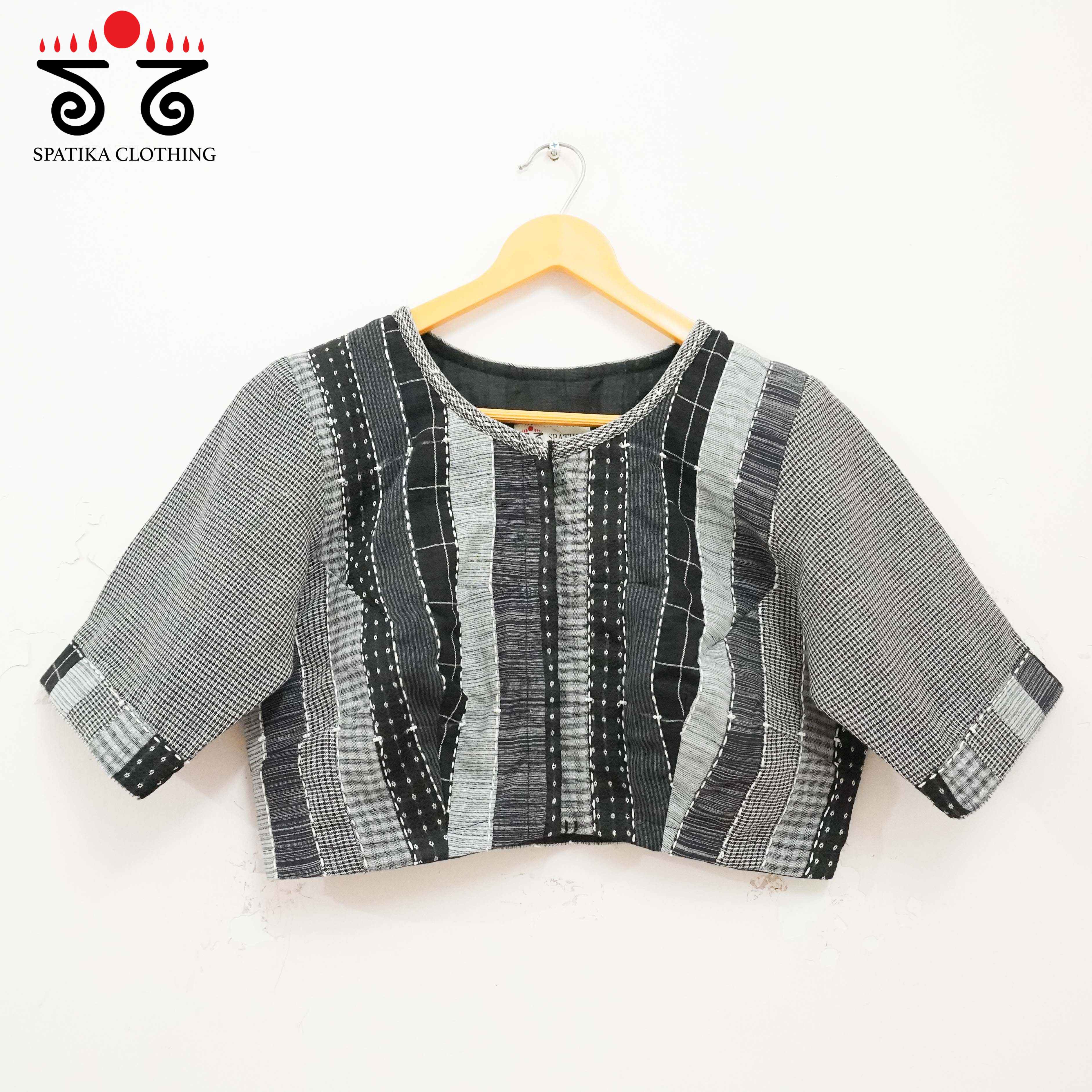 The Monochrome Black & White Blouse