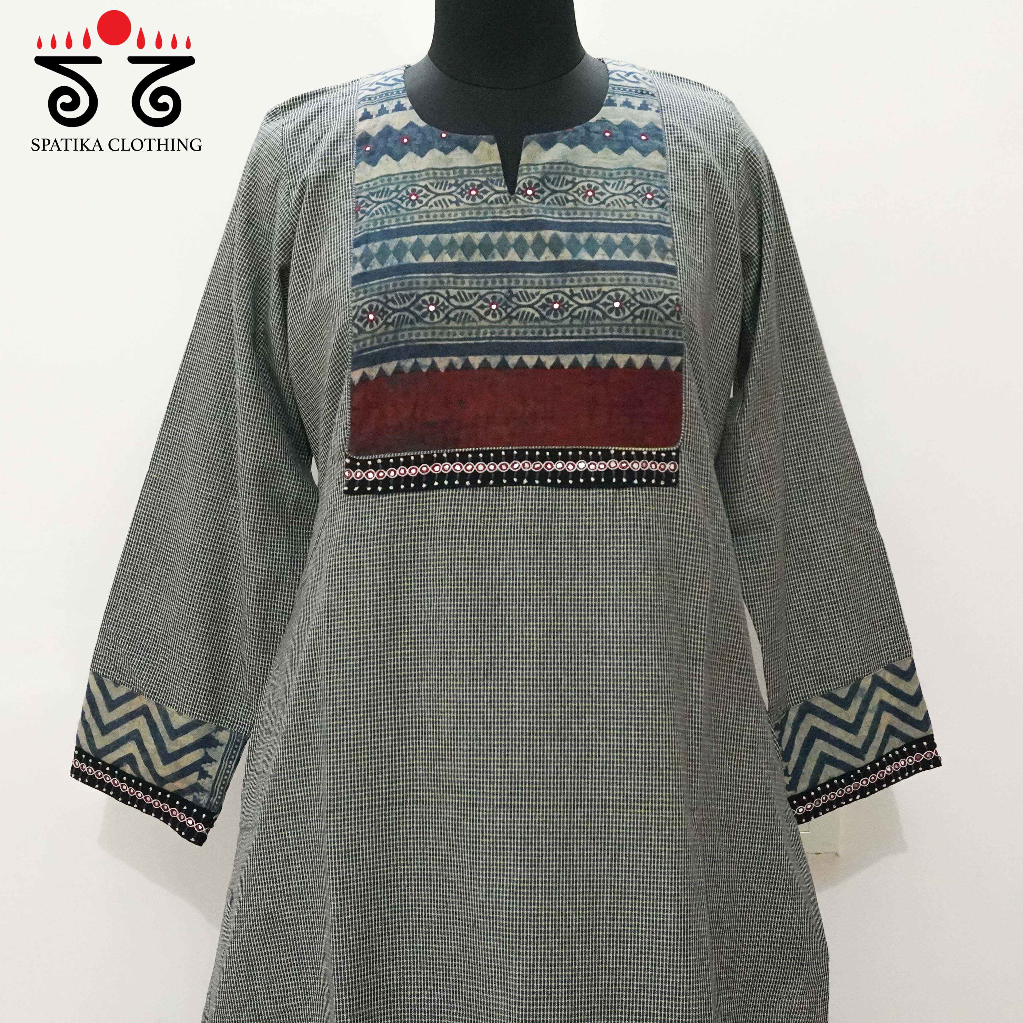 Ajrak Hand - Block Printed Revival Kurta