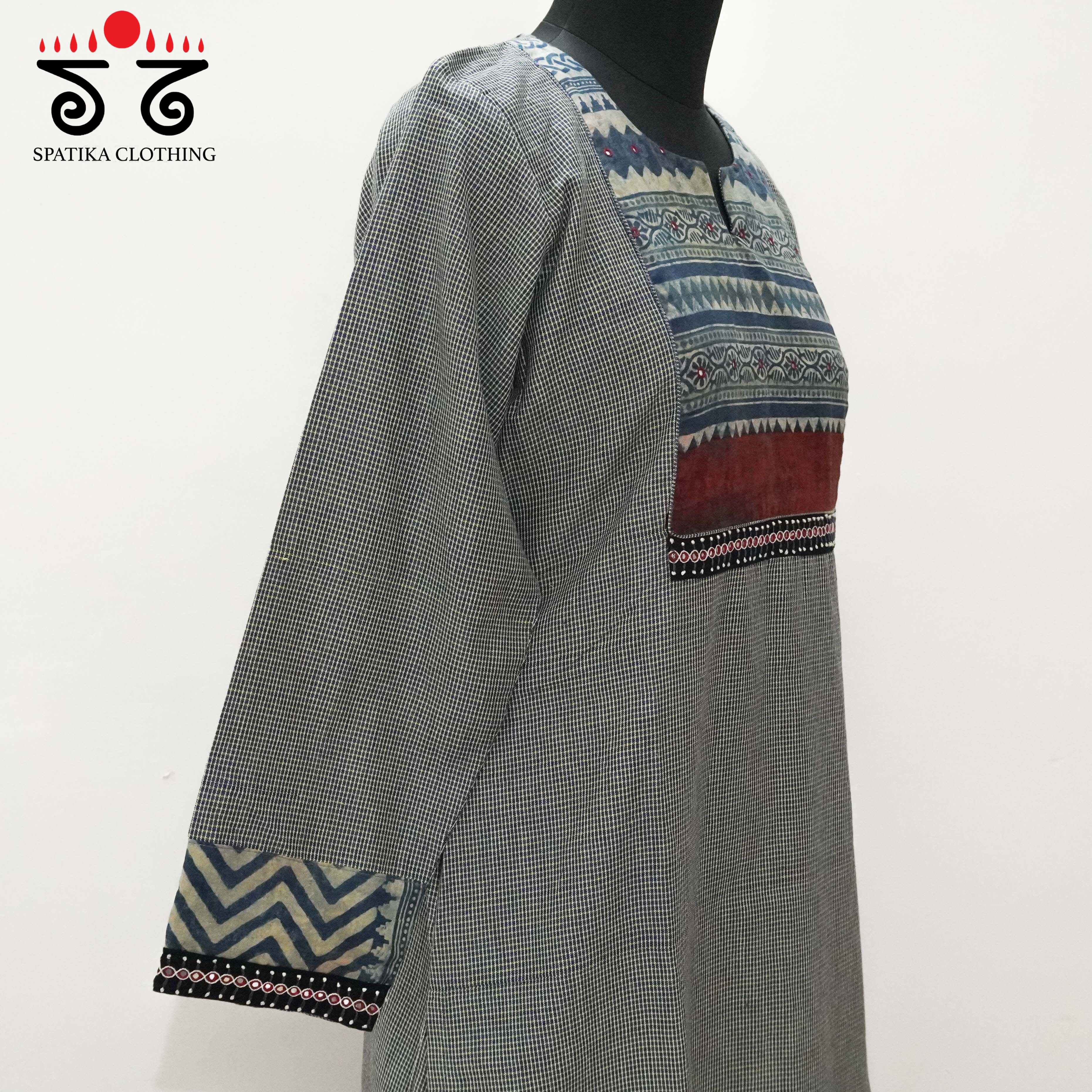 Ajrak Hand - Block Printed Revival Kurta
