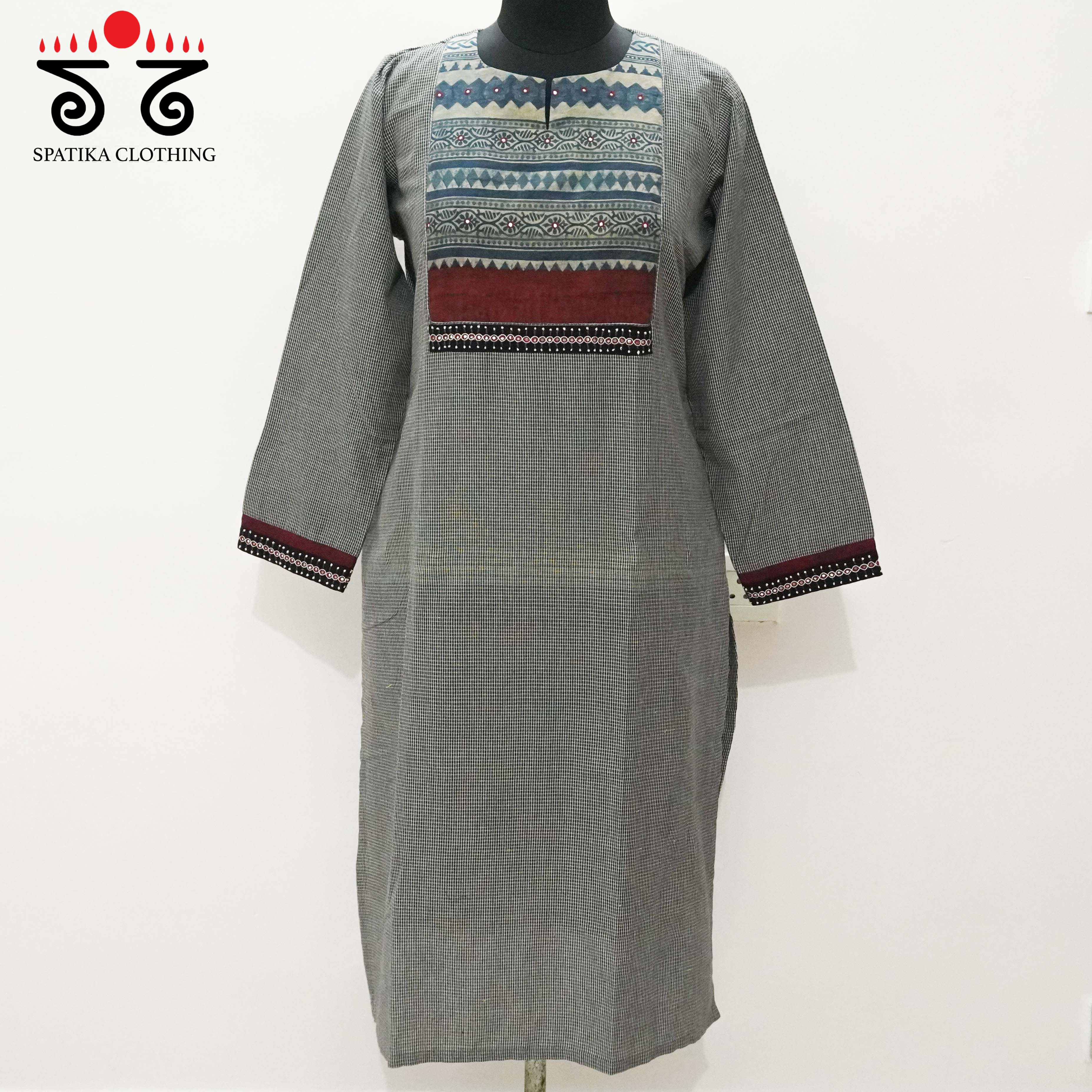 Ajrak Hand - Block Printed Revival Kurta