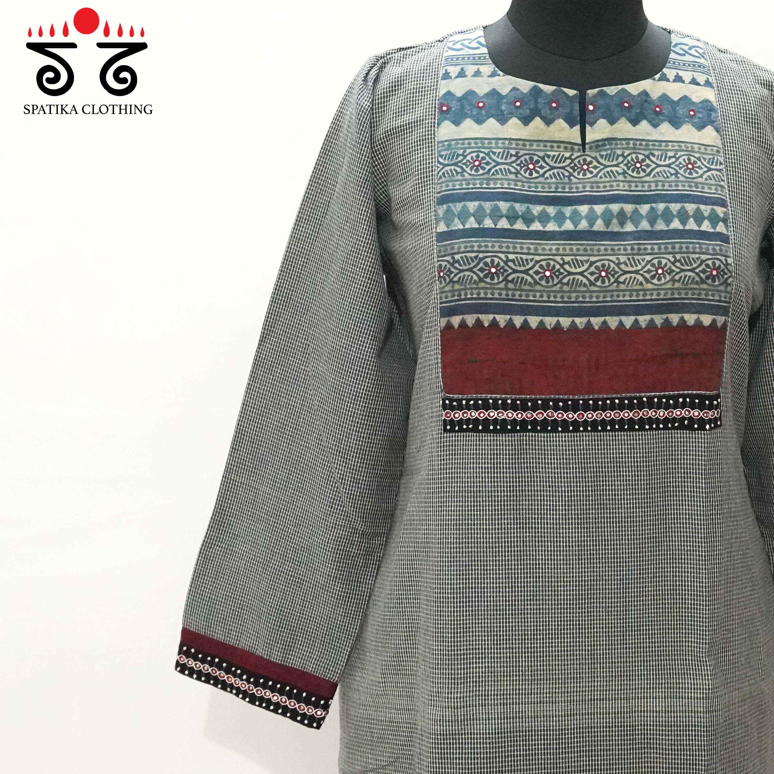 Ajrak Hand - Block Printed Revival Kurta