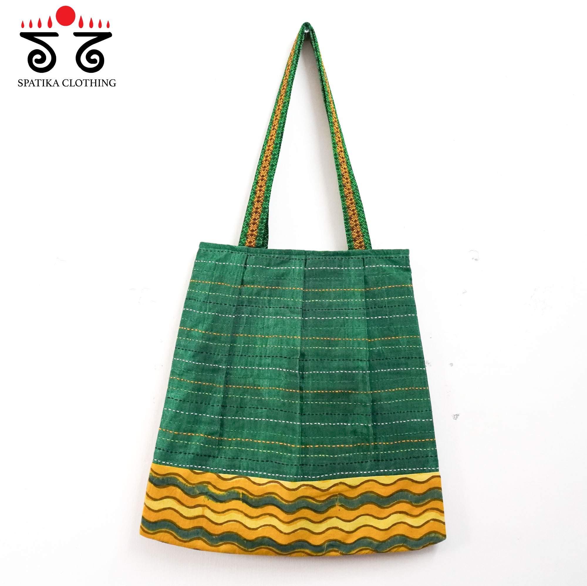 Hand Embroidered Tote Bag