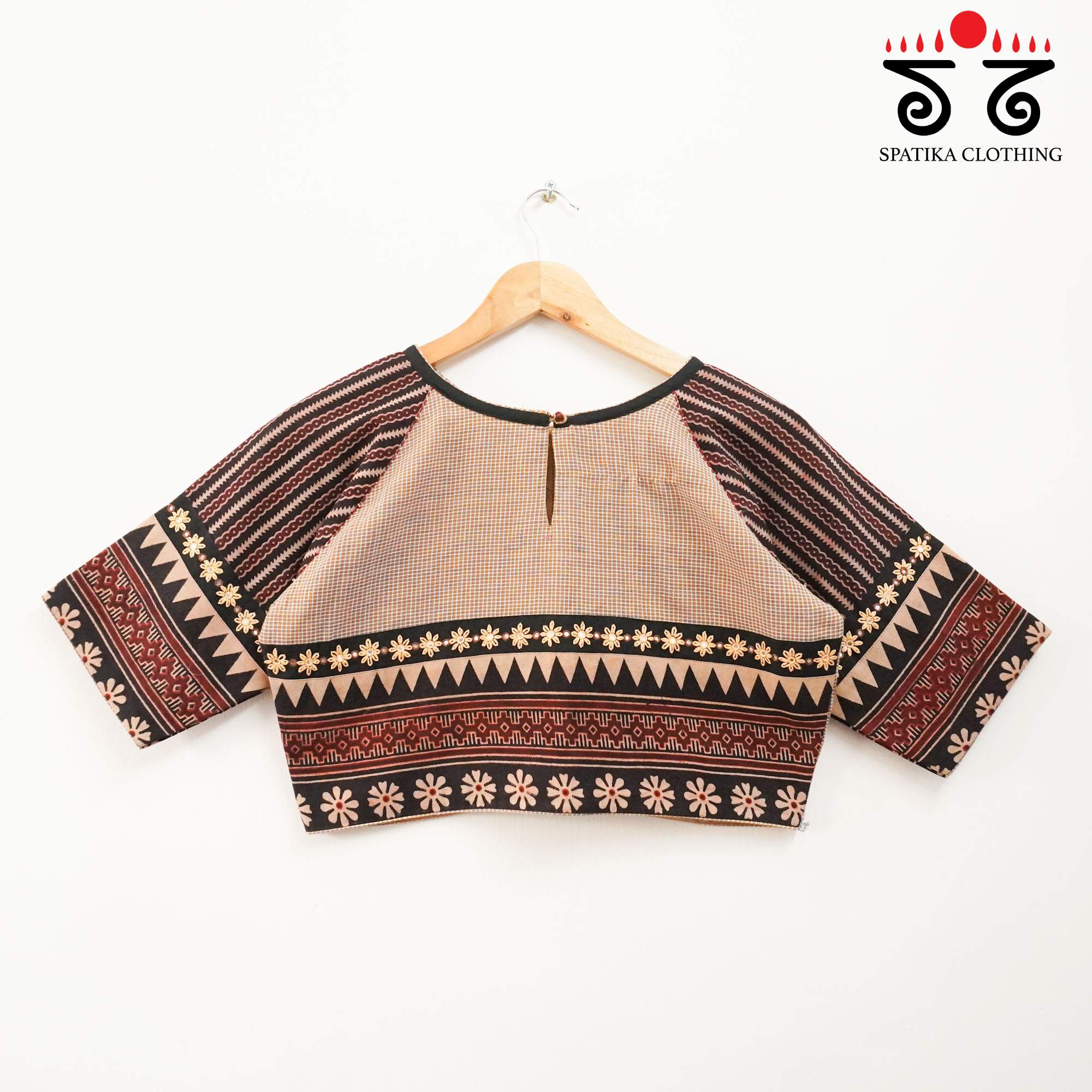 The Kathyayani Beige Blouse