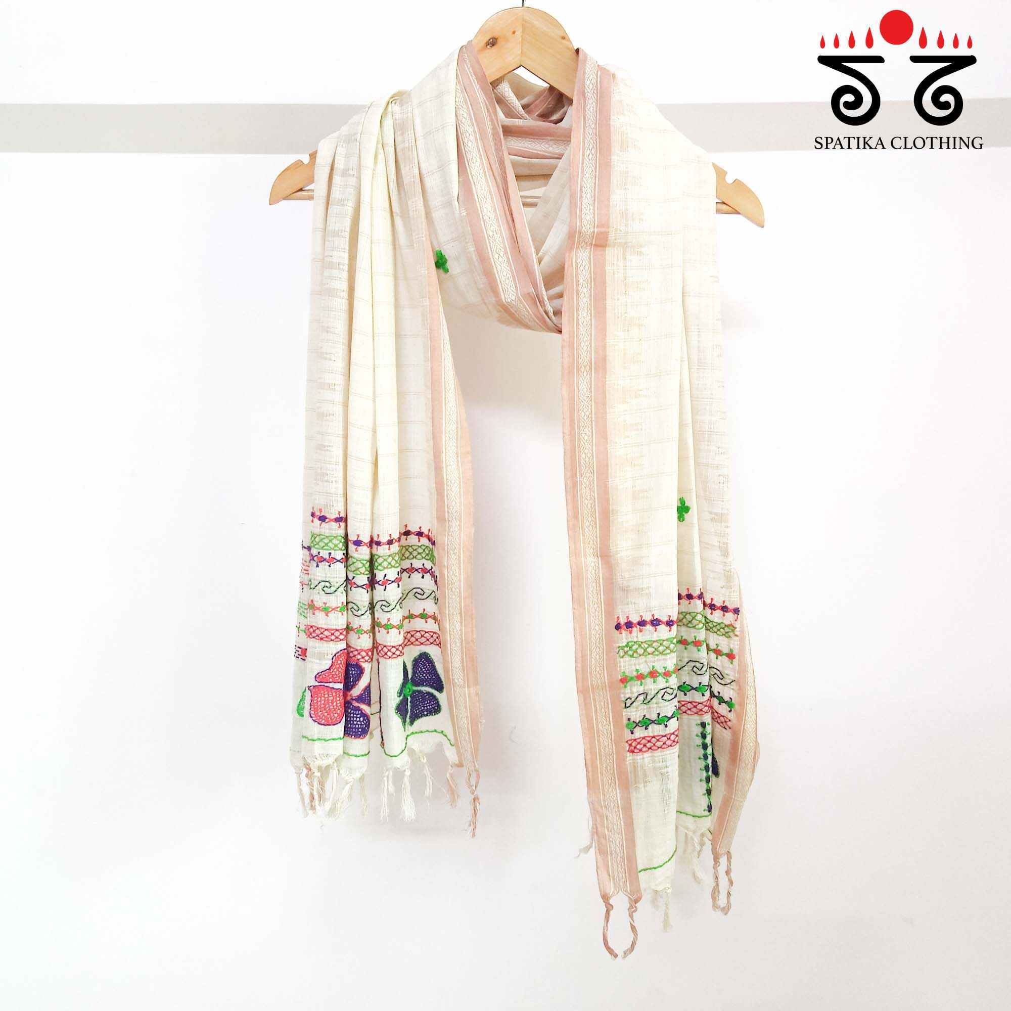 Lambani on Ponduru - Hand Embroidered Dupatta