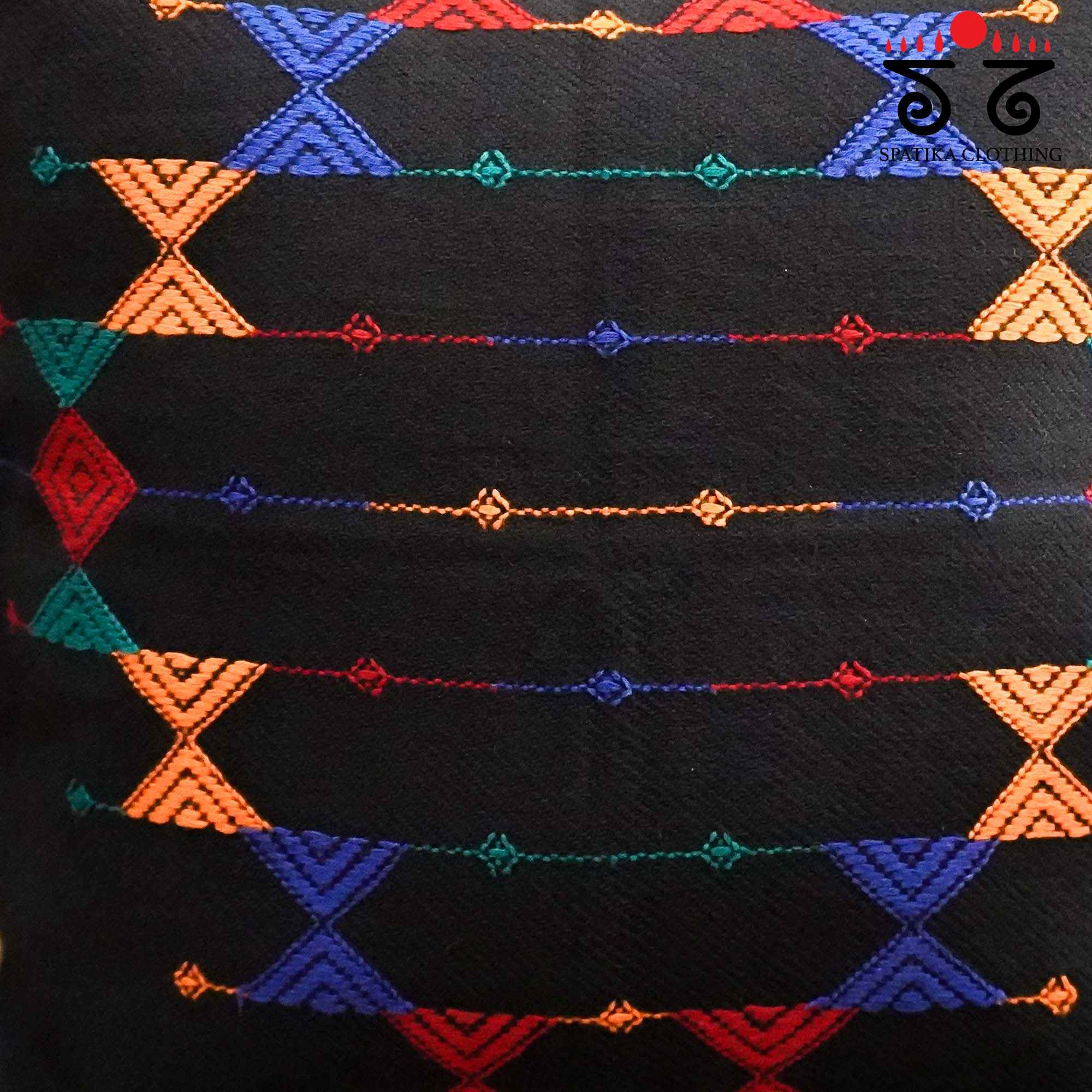 Black Handcrafted Cushion Cover - Set of Two!