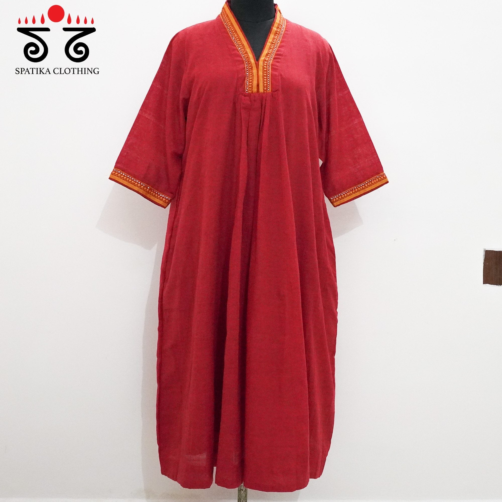 Pleated Mangalagiri Kurta