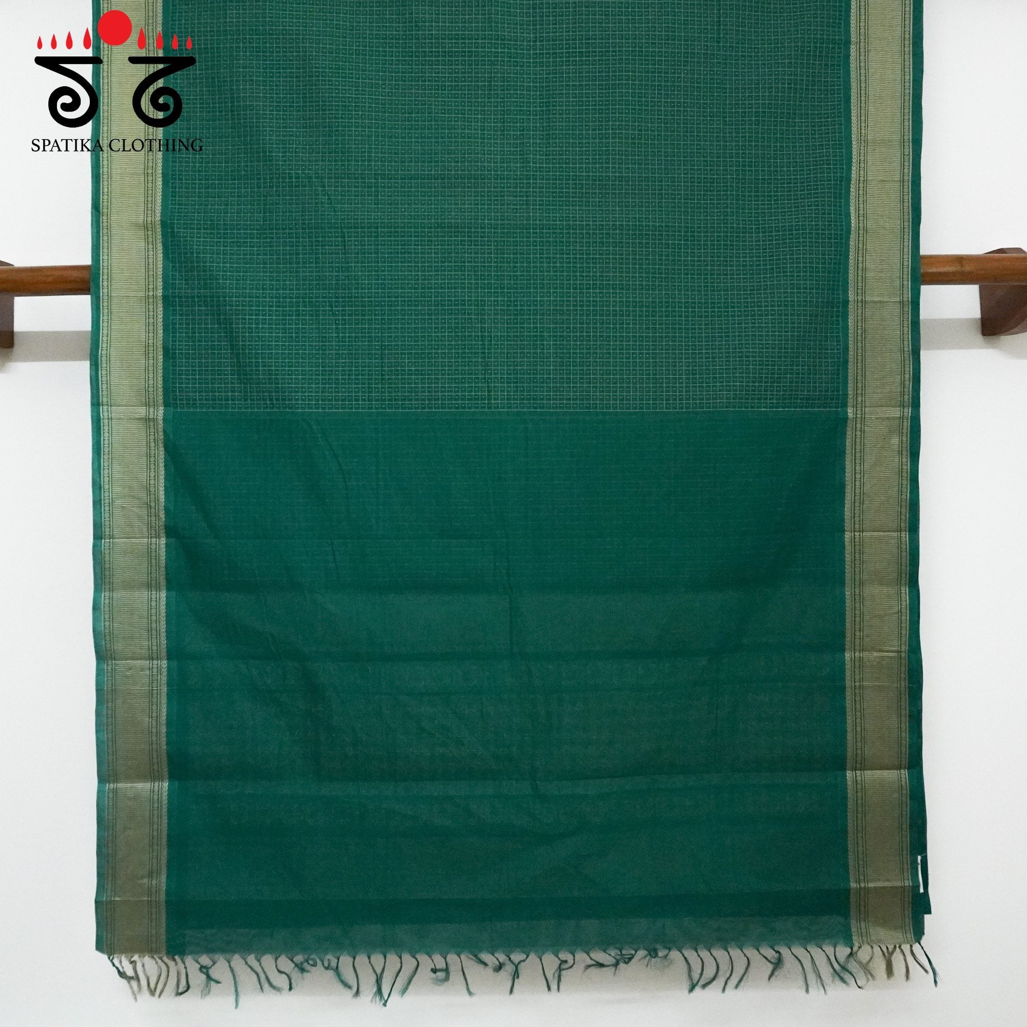 Green Kanchi Cotton Saree