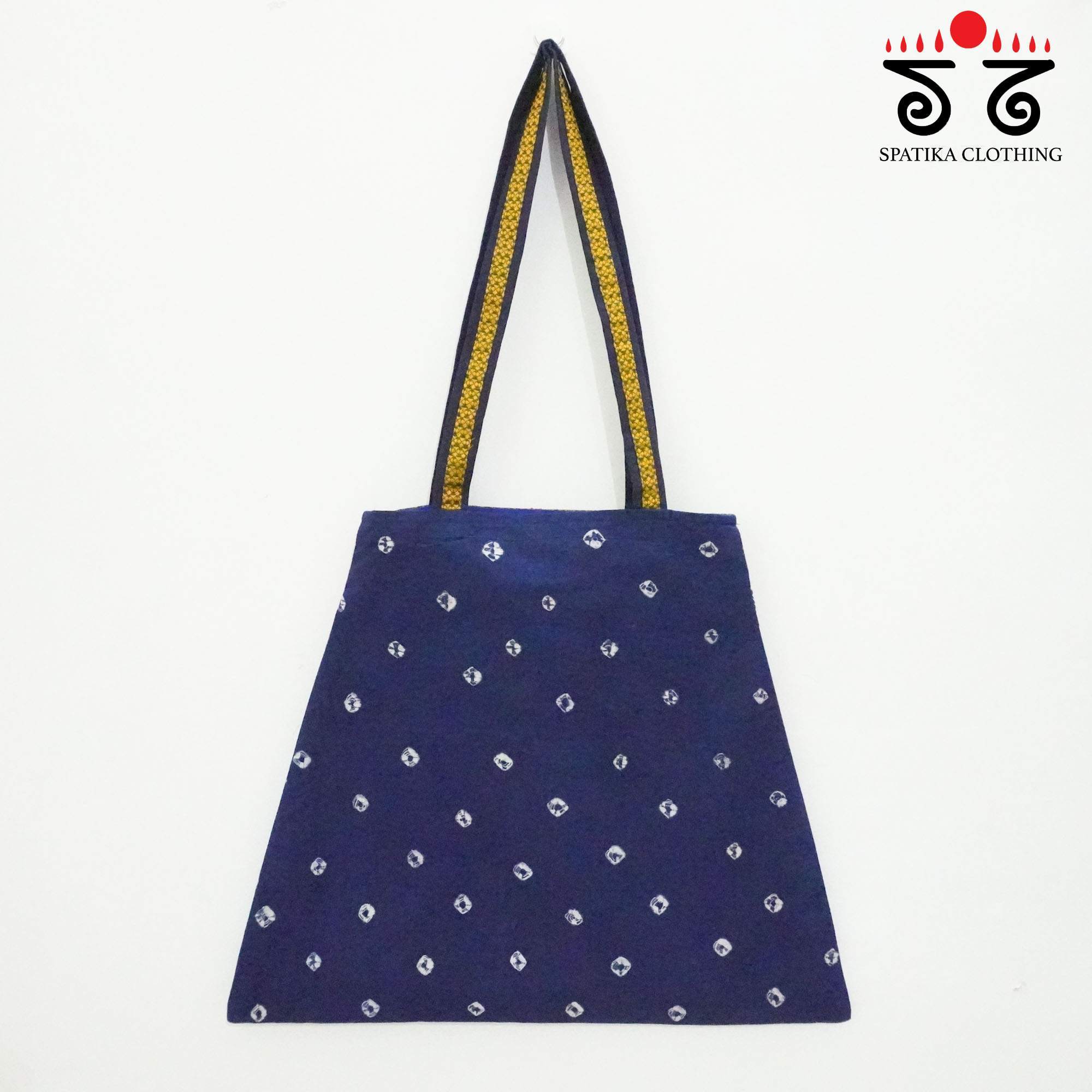 Blue Lambani Hand Embroidered Hand Bag