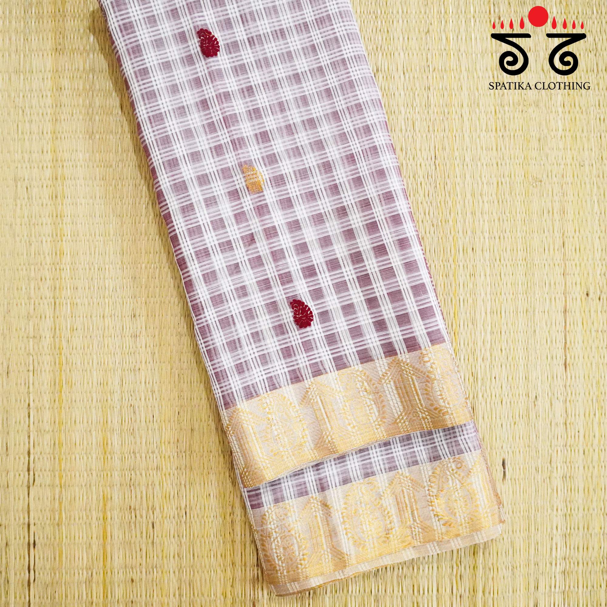 Red Assam Nuni Garidia Saree