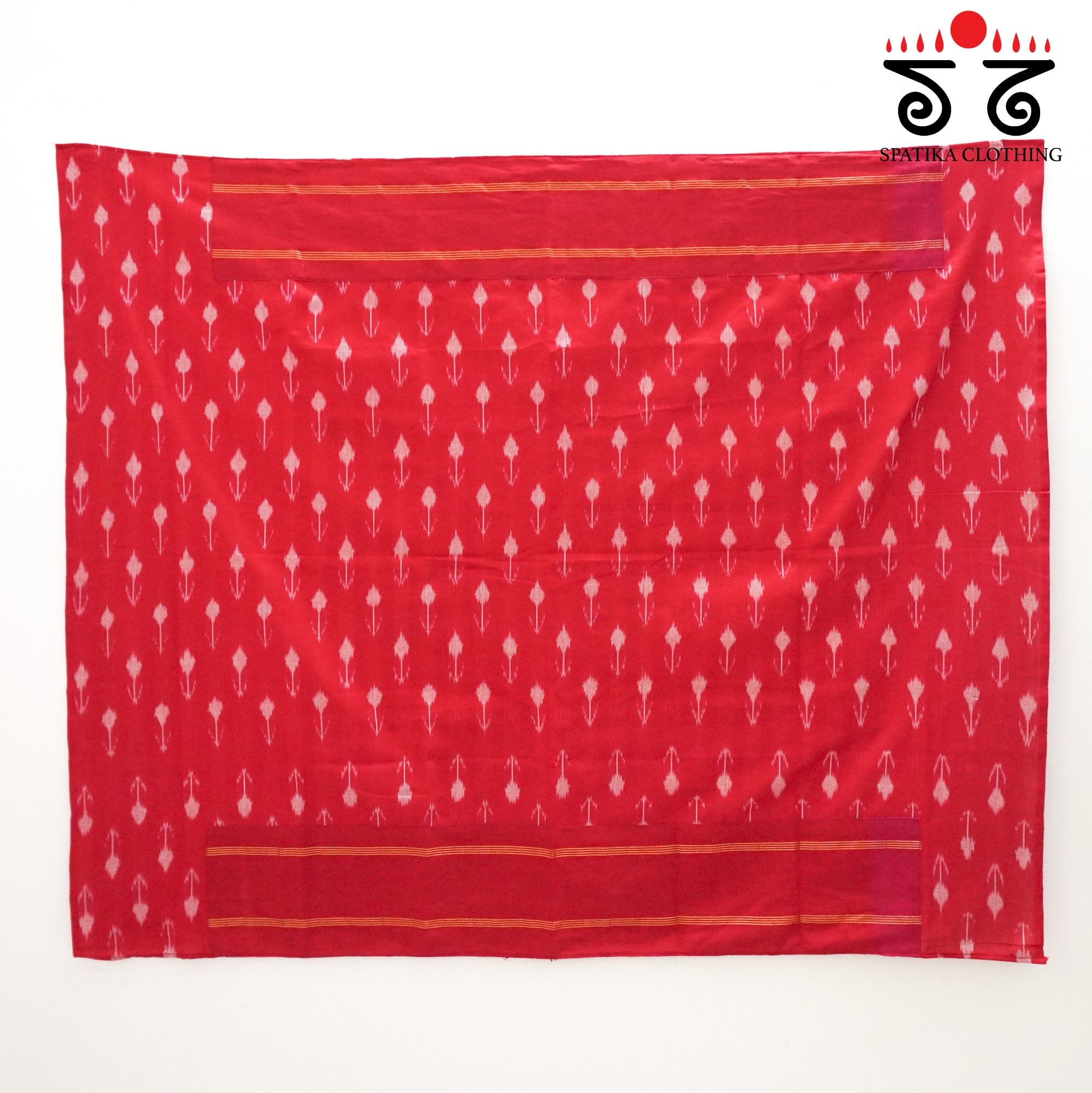Rani Pink Ponduru Handspun Cotton Saree - With Ikat Special Blouse