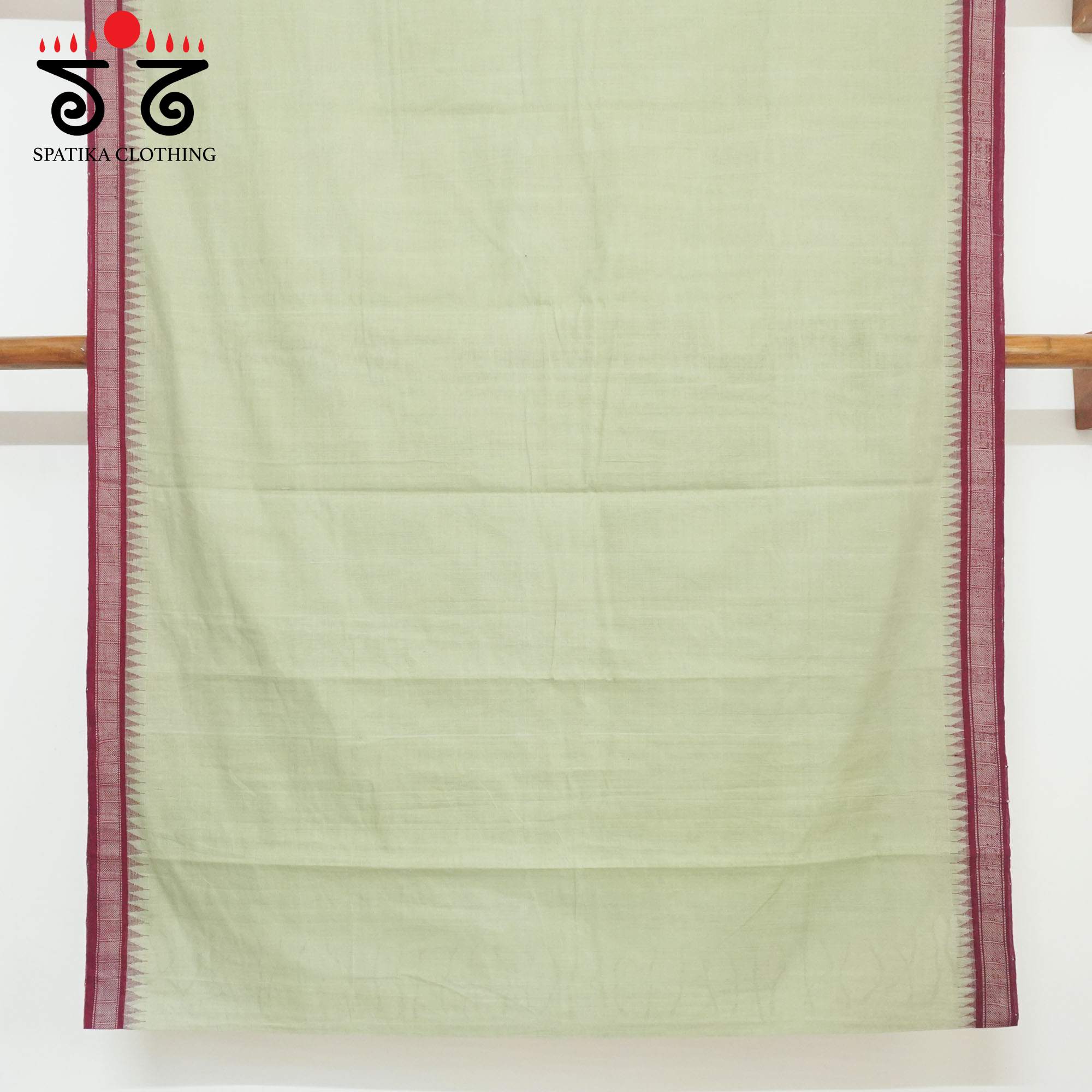 Grey Ponduru Handspun Cotton Saree With Special Blouse